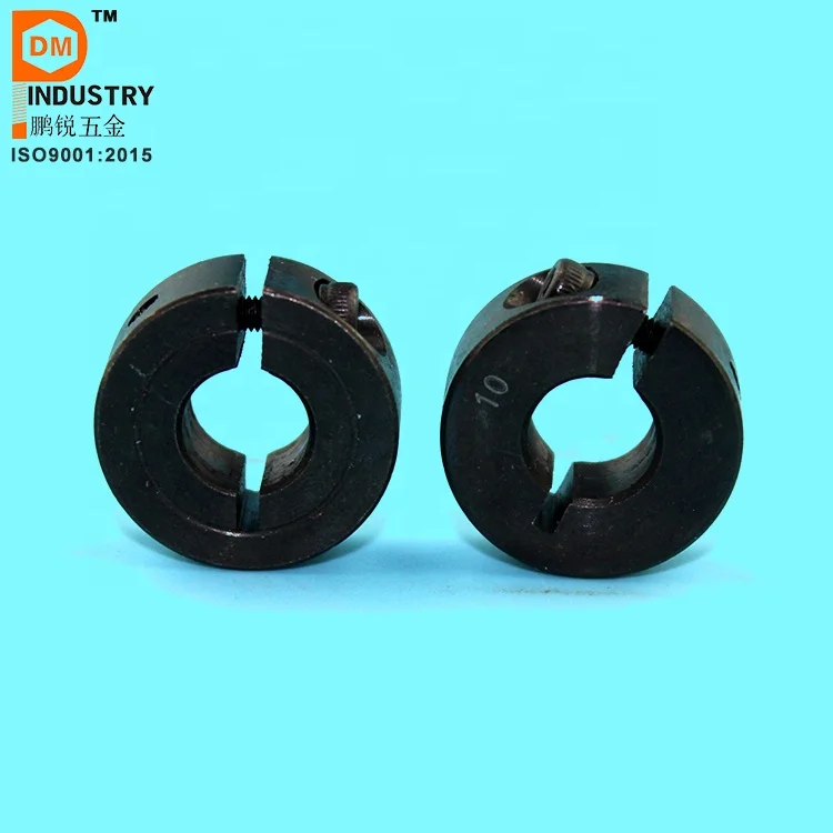 Double Split Shaft Collar Two-piece Shaft Collar Screw Collar Black Finish