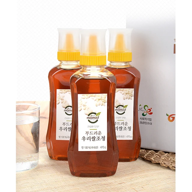 Mild Korean Rice Syrup Grain Cooking Syrup Product Additive Free Natural Food Liquid Syrup Made in Korea