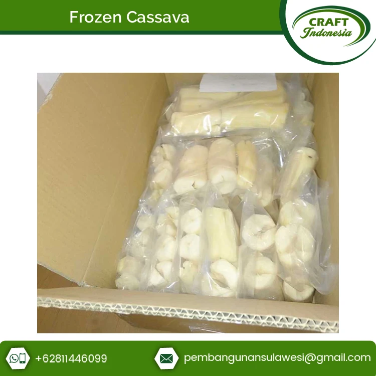 Minimal Price Top Selling Special Shape Frozen Indonesian Cassava from Trusted Indonesian Exporter