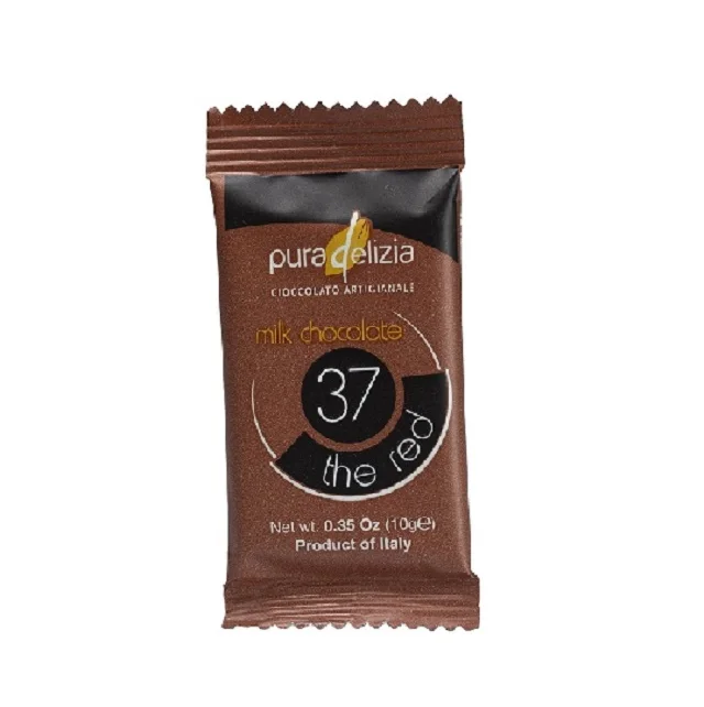 
Top quality 37% Milk Chocolate bar 10gr - Pura Delizia 