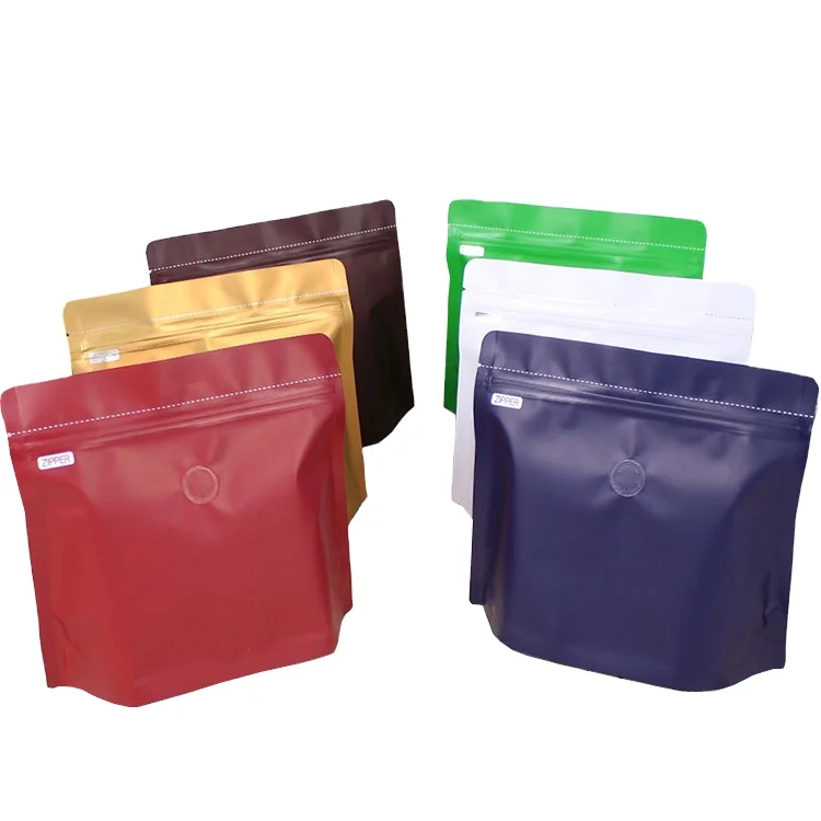 Coffee bean masonry heterosexual bag dried fruit food tea sealed zipper aluminum foil bag powder half pound coffee packaging bag