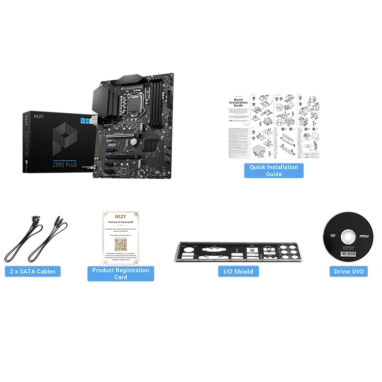 MSI Z590 PRO WIFI игровая материнская плата с технологией intel Chipest Boost для i9-11900K i9-11900KF CPU