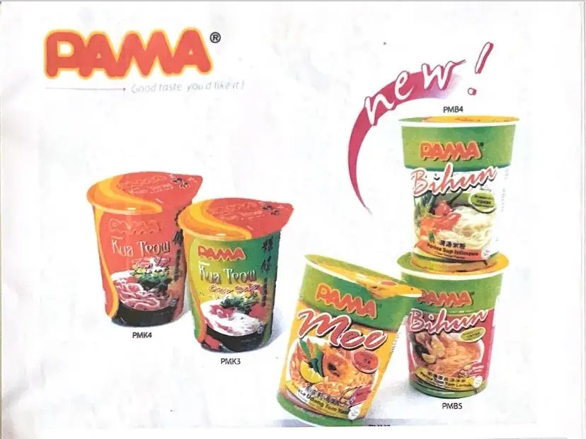 Ready - To - Cook Top Brand in Malaysia Instant Cup Noodle Shrimp Tom yam Pama Brand For Quick And Easy Cook