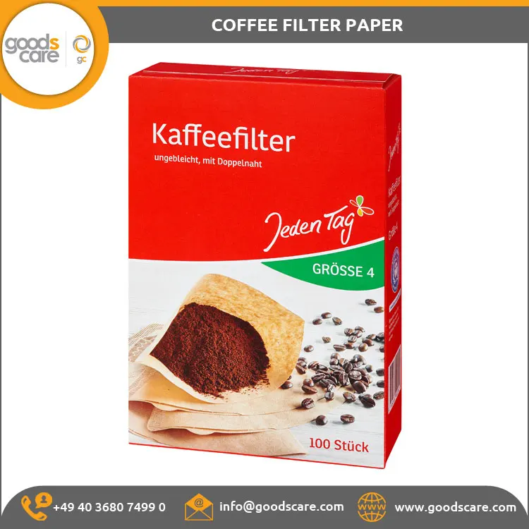 Частная Этикетка/пользовательская этикетка отличное качество фильтровальная бумага для кофе сделано в Германии продажи
