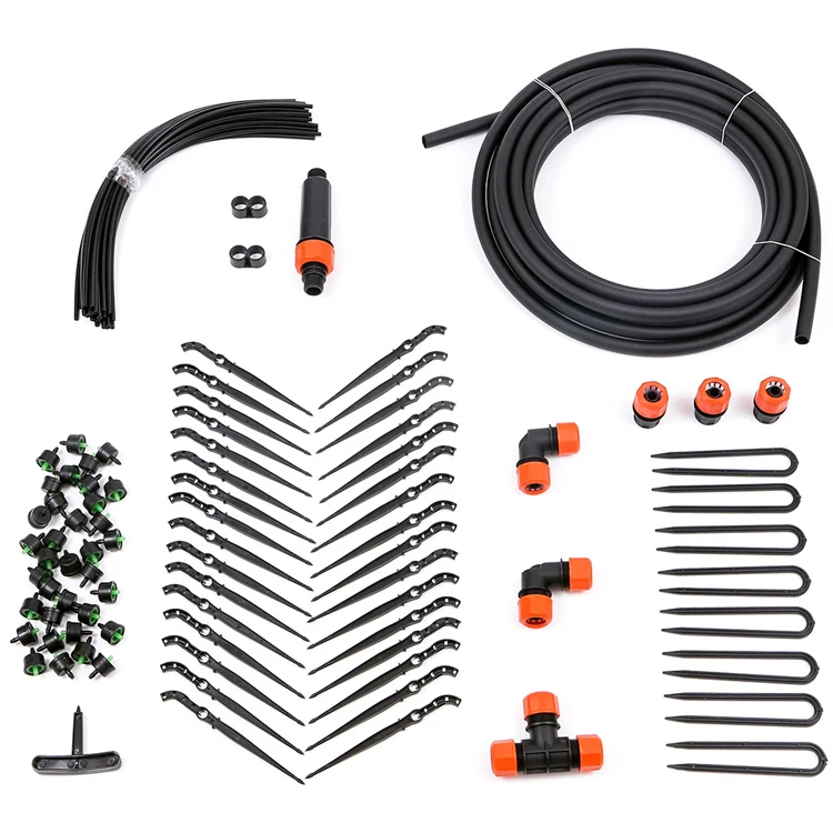 Качественный набор капельного орошения для 30 или 60 растений с соединением подачи воды система