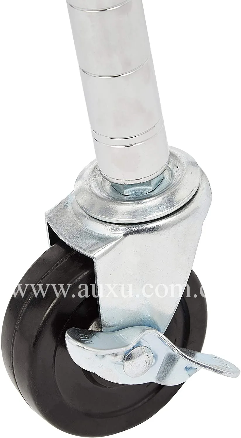 3 этажная металлическая корзина для волочения с деревом Кухонная Тележка с горкой корзина