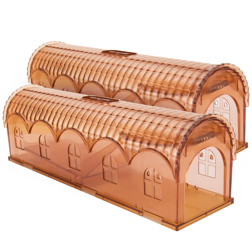 X-PEST Indoor Clear Plastic Automatic Mouse Catcher Rodents Cage AR09 Mice Rat Pest Control MouseTrap Live Mouse Trap Box