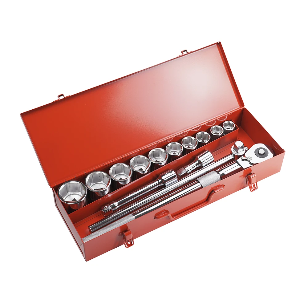 Набор прочных торцевых ключей с храповым механизмом, 3/4 дюйма, 15 шт.