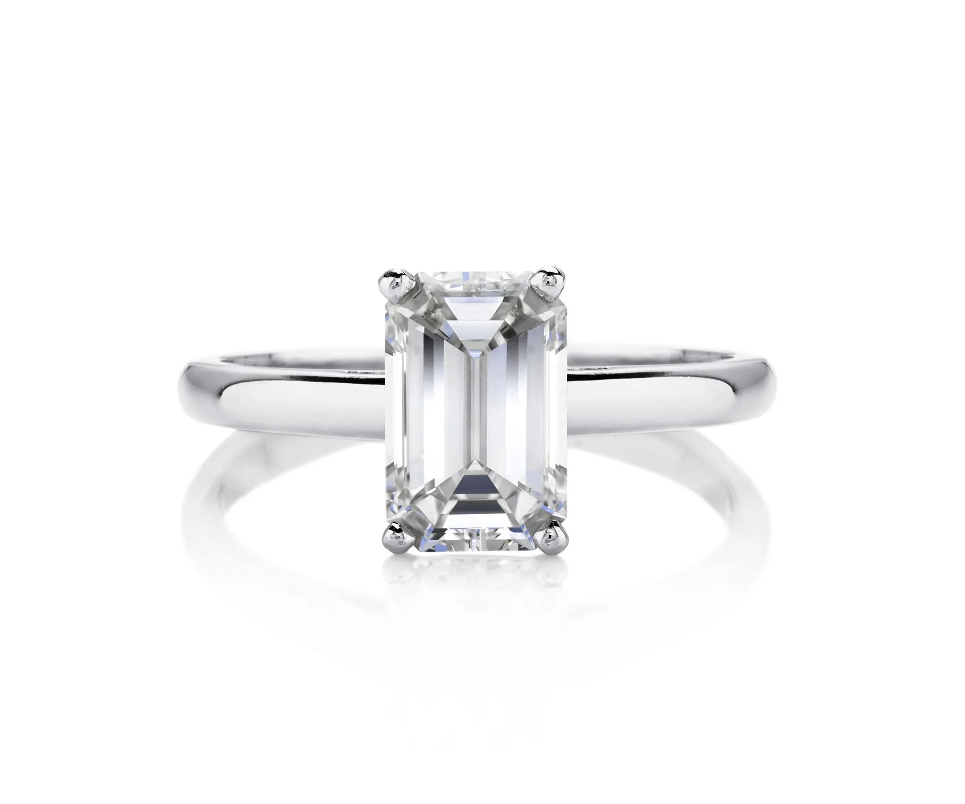 Emerald Shape Diamond 1.02ct F Color VS2  Purity Lab Grown IGI Certified Stone 530214174