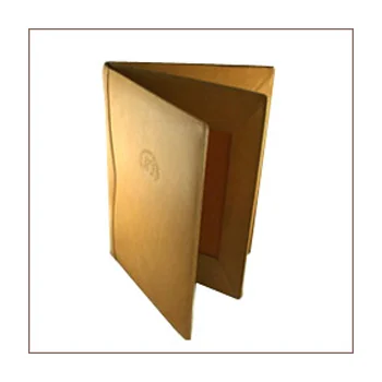 Food menu cover/ high quality leather menu holders/ menu cover for restaurant