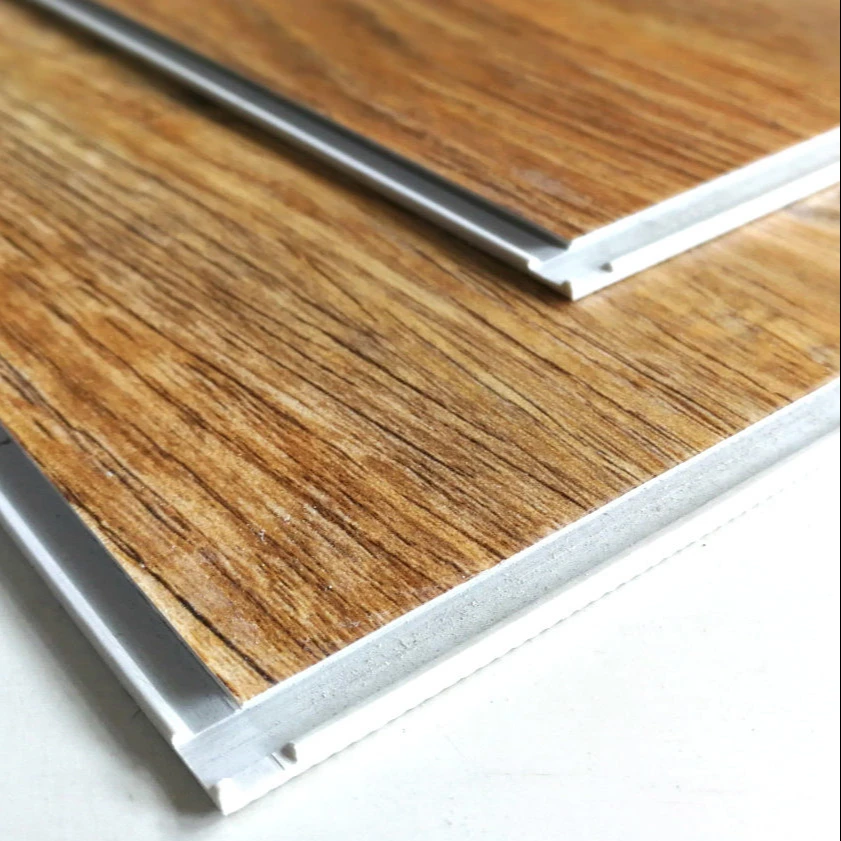 SPC flooring made in Vietnam with high quality from stone powder and plastic PVC  water proof high rigid core click plank