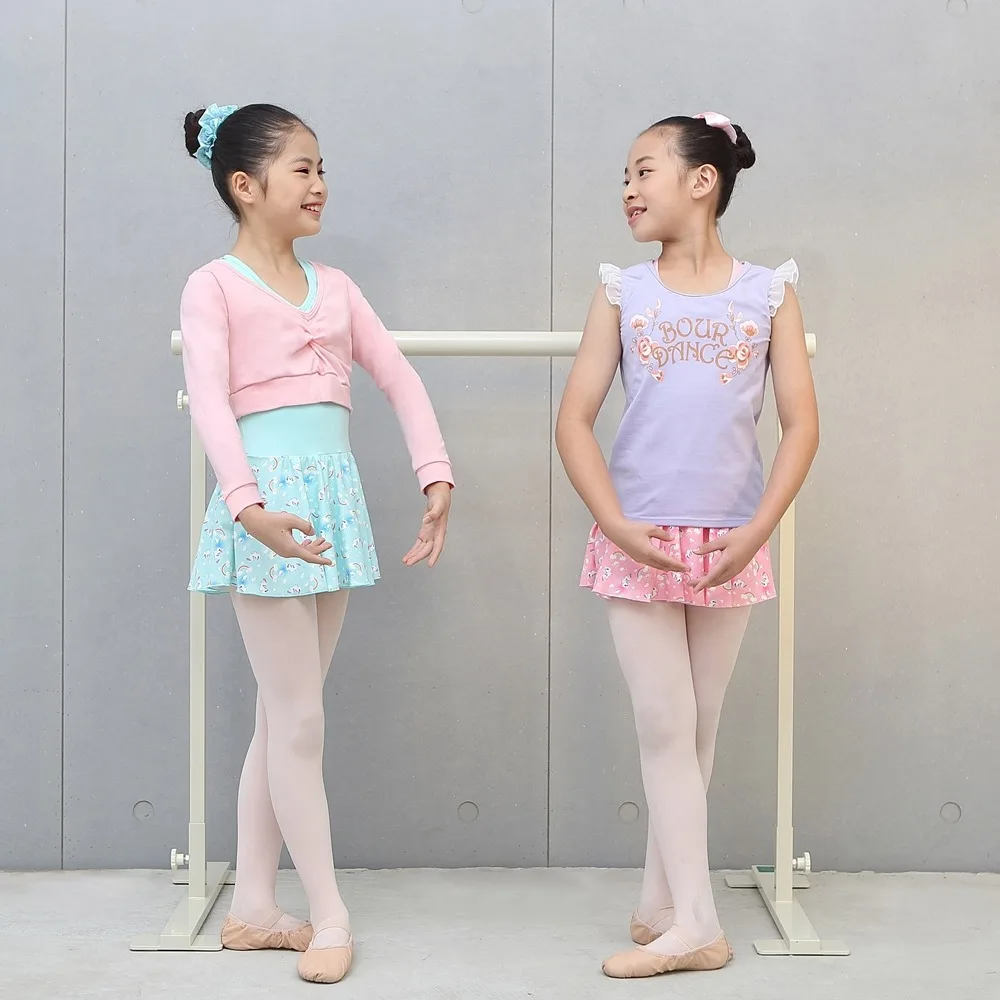
Training Dancewear Long Sleeve Ballet Tops Kids Warm-up Coat Dance Cardigan Top 