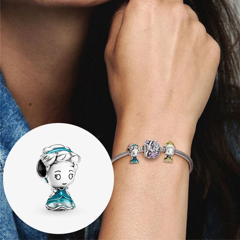  Оптовая продажа шарм бусины Многоэлементный кулон сделай сам эмалированные браслет для женщин