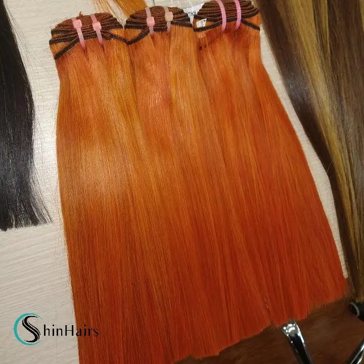 Модель, дизайн от Shinhair 2021, высокое качество, 100% человеческие волосы, волосы, шелковистые прямые волосы, сделано во Вьетнаме