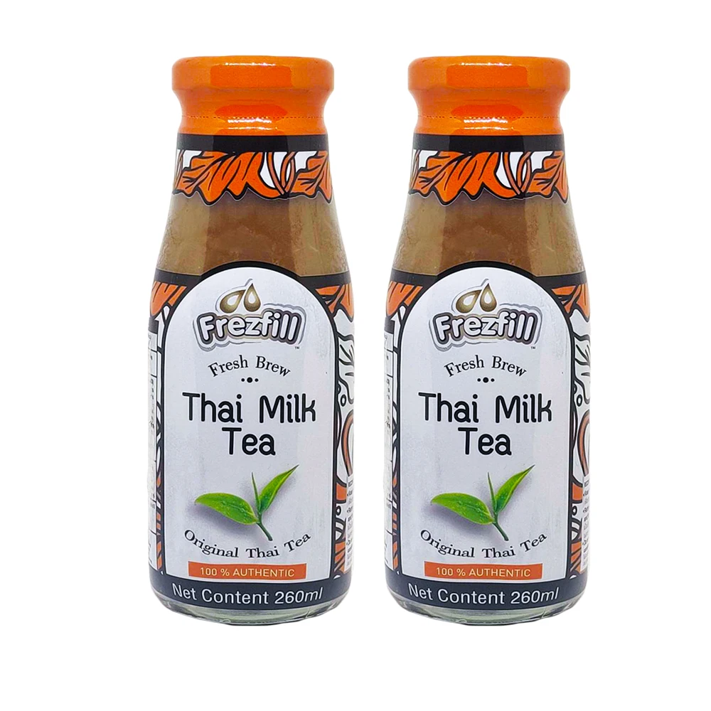 Original Tea 100% Authentic Healthy Drinks - Thai Milk Tea 260ml in Bottle Packaged Popular Beverage Export from Thailand