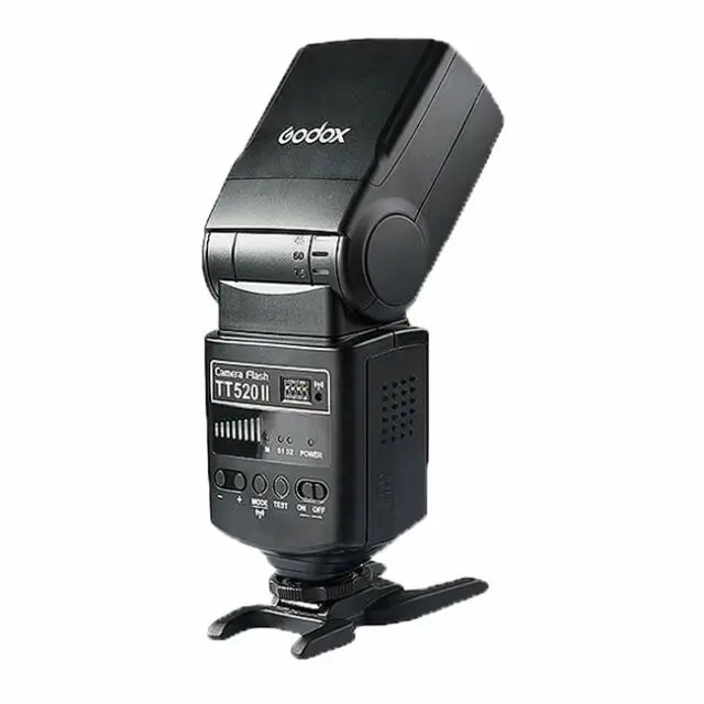 Вспышка Godox TT520 II TT520II со встроенным беспроводным сигналом 433 МГц + триггер вспышки для цифровых зеркальных камер Canon Nikon Pentax