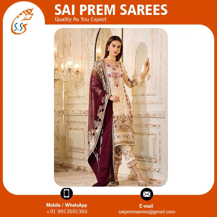 Newly Arrival Silk Material Women Dress Party And Wedding Dress from Indian Manufacturer