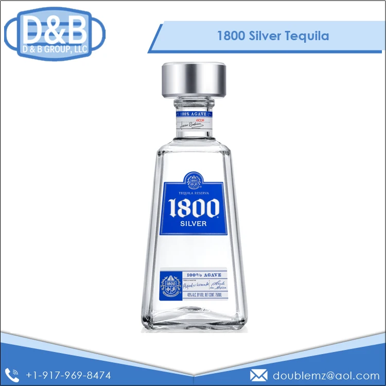 
Top Range Premium Quality 1800 Silver Tequila from Bulk Supplier 