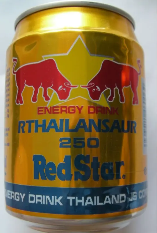 Горячая распродажа! Напитки с кофеином и таурином Red Star Energy Booster 250 мл Короткие консервы из Вьетнама