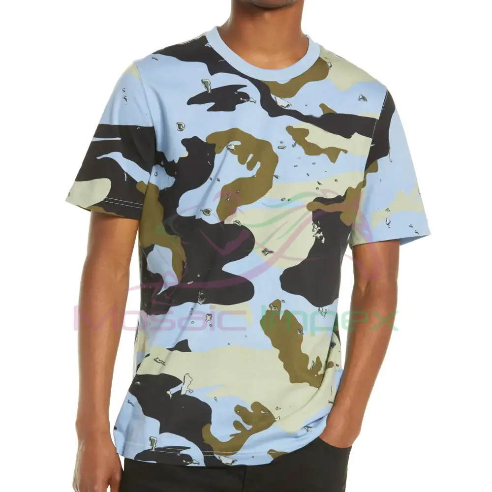 Мужские футболки из 100% хлопка с мозаикой