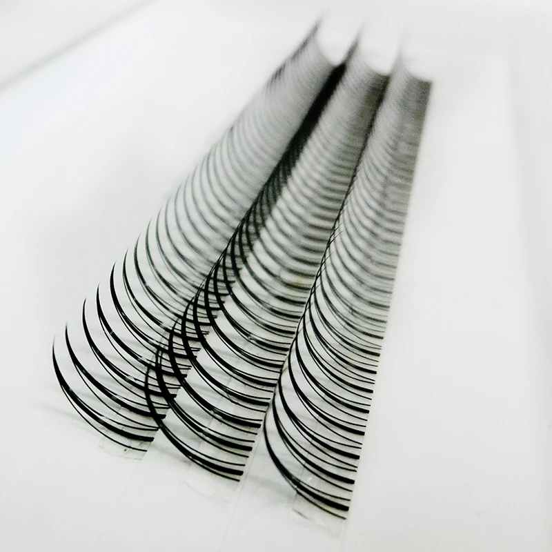 wholesale 0.03 0. 104d 10d 0.7 11mm dcurl pre-made fan eyelash extension fan 10 days