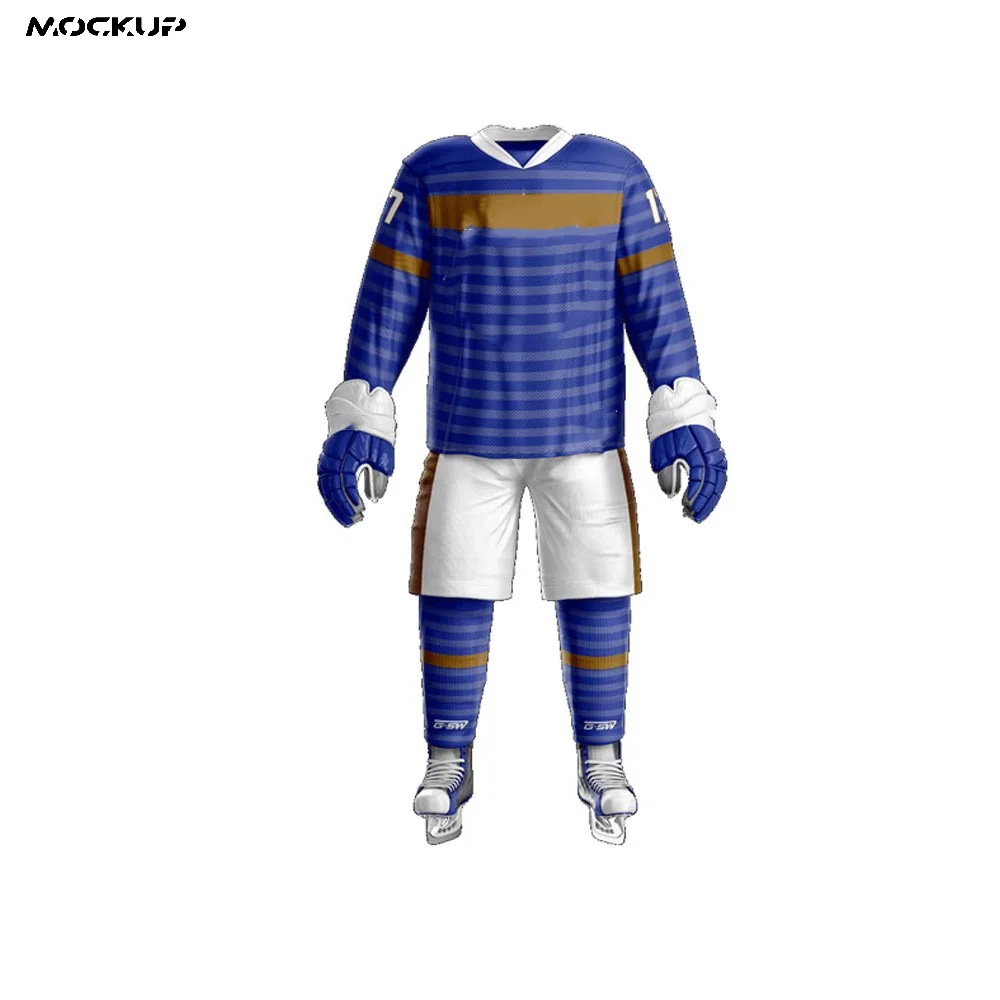 Custom sports wear for team Ice Hockey jersey for Male high quality Ice Hockey Uniform Set cheap wholesale jerseys Uniforms