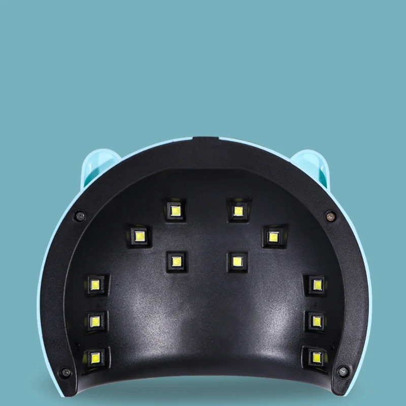 Nail Polish Curing LED Gel Fast Curing CE White/Blue/Pink Color Plastic Material 1 Year Warranty Nail Lamp