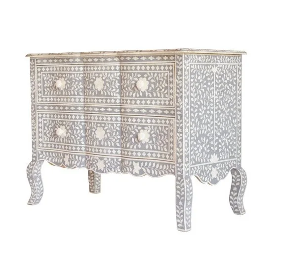 Multiple Drawer Bone Inlay Living Room Cabinet Wholesale Manufacturer Office Organizer Side Sideboard Corner Cabinet Kitchen Cab