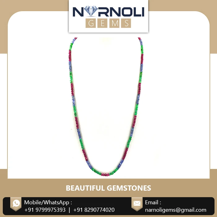 Excellent Quality Natural Green Emerald Beads String At Low Price