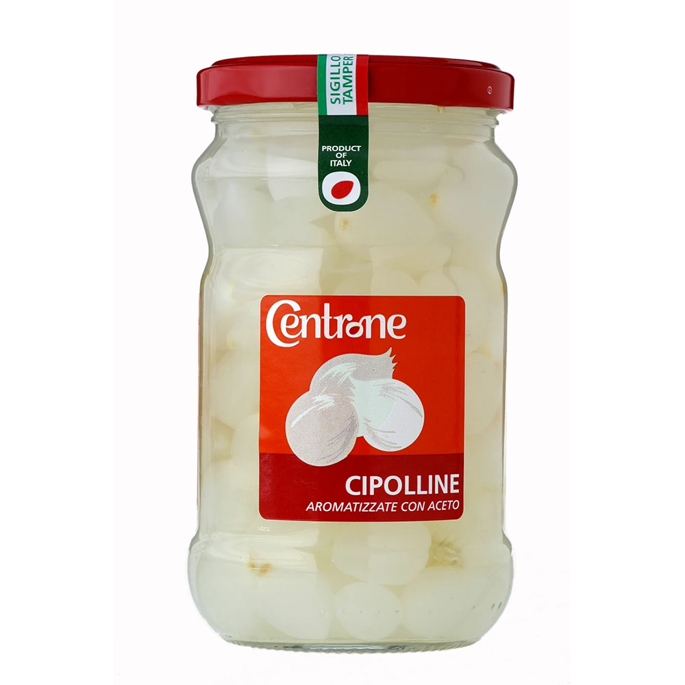 Centrone healthy products Best quality italian sweet little pearl onions wine vinegar aromatized pickled onion