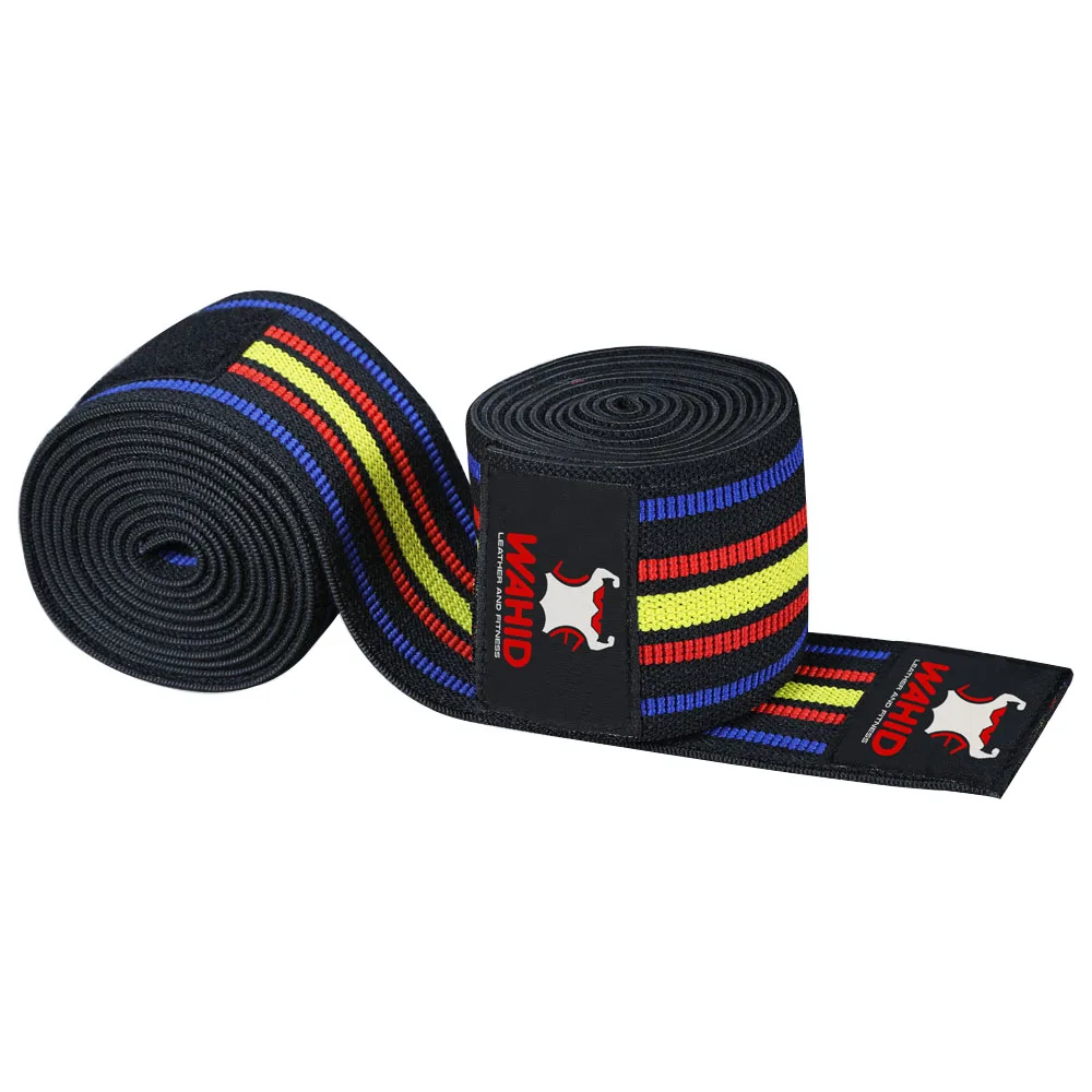 Improve Technique Stability Best Selling Knee Wraps with Straps for Cross Training WODs Compression & Elastic Support