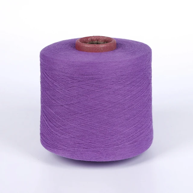 50/50 composition Fancy yarn GRS Certificate Ne 6/1 Polyester Blended Sustainable OE technics Cotton Knitting Yarn from Vietnam