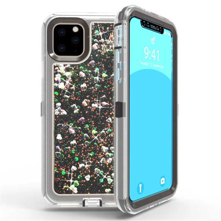  Чехол с жидким блеском для Iphone11 Роскошный чехол iPhone11pro жидкий мобильного телефона iPhone 11pro