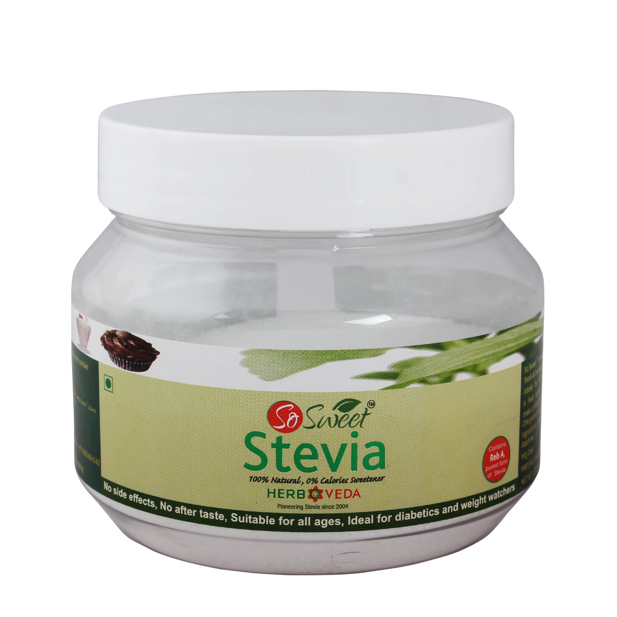 so sweet spoonable stevia powder in 100 gm