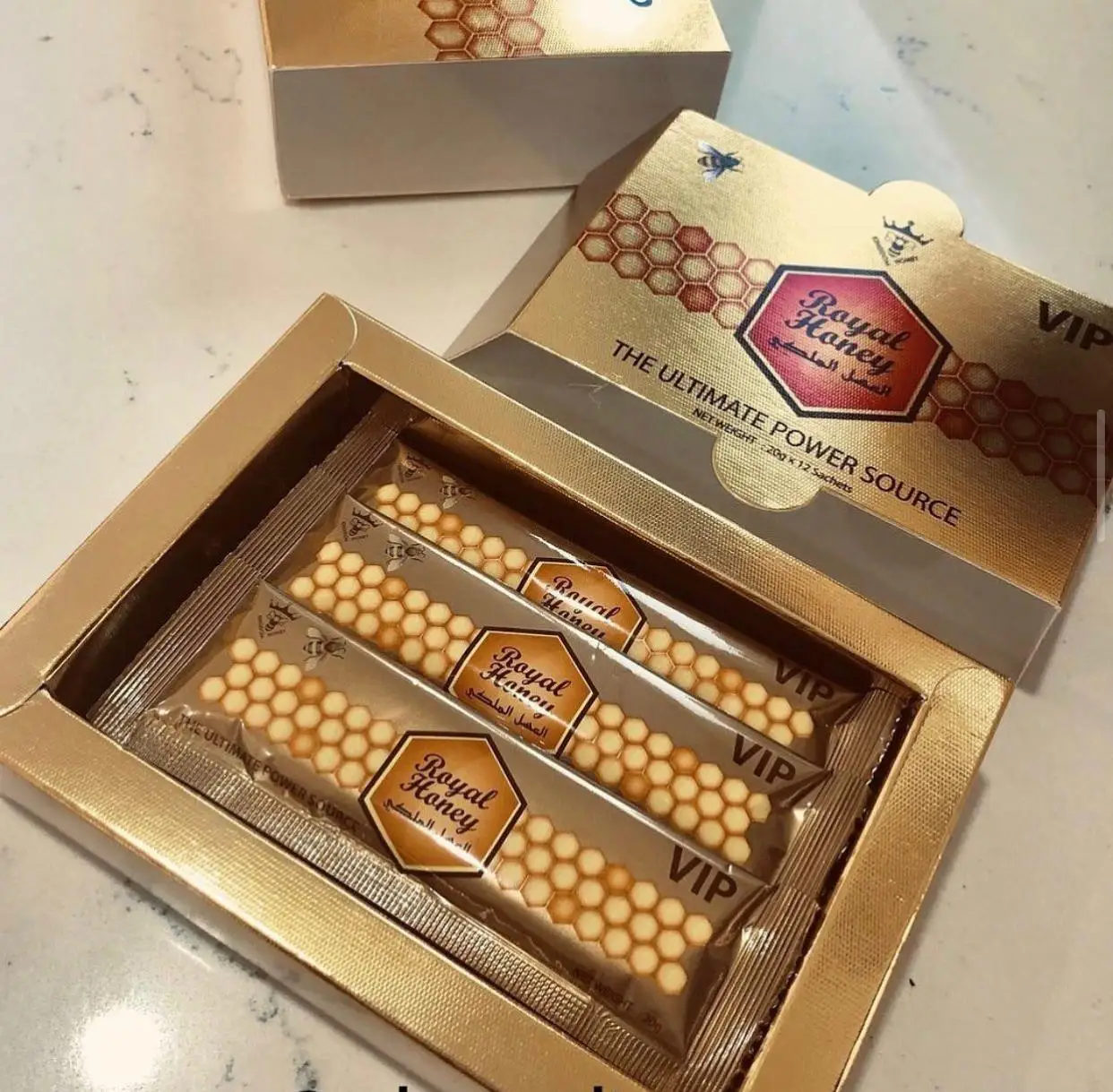 
DOSE VITAL HONEY VIP For Him Original 15 g X 12 Sachets EUROPE 