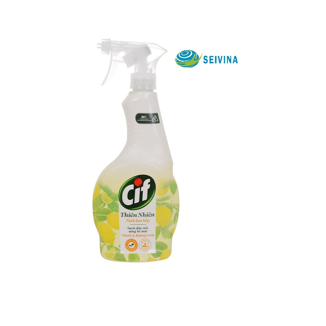 Ciff lemon & baking soda kitchen cleaner remove stubborn stain detergent