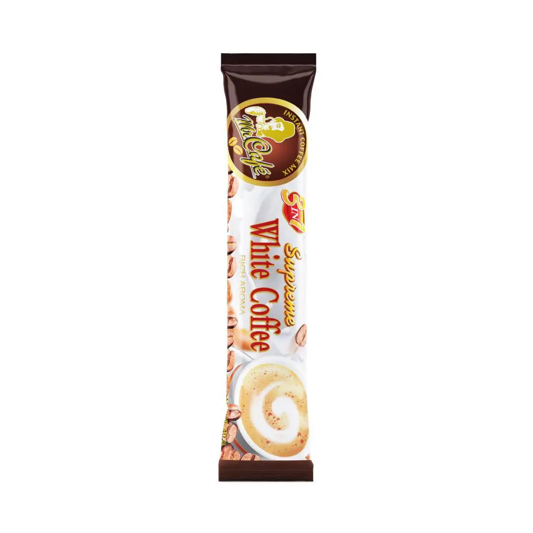 Best Selling Spray Dried Sweet Caffeinated Energize Sugar Cream MR CAFE 3 in 1 Instant White Coffee 40g x 15s x 20p