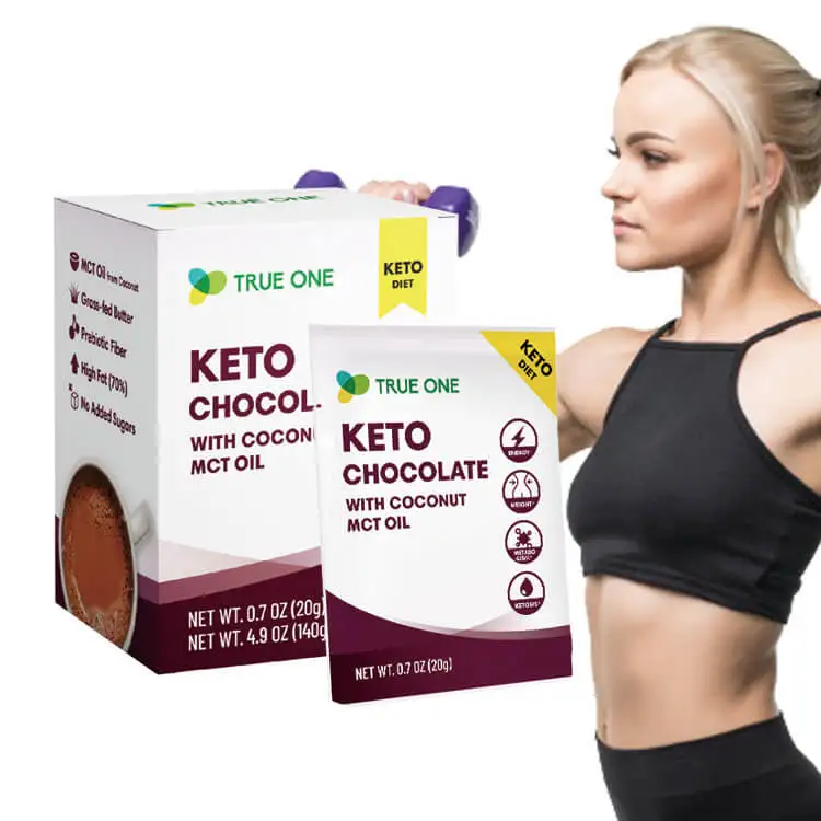Fast slimming natural keto chocolate cocoa powder box