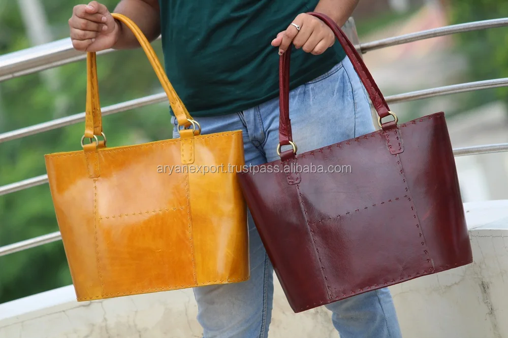 Leather Tote Bag Handmade Leather Large Size Tote Bag Gorgeous Handbag Hot Selling Leather Bag