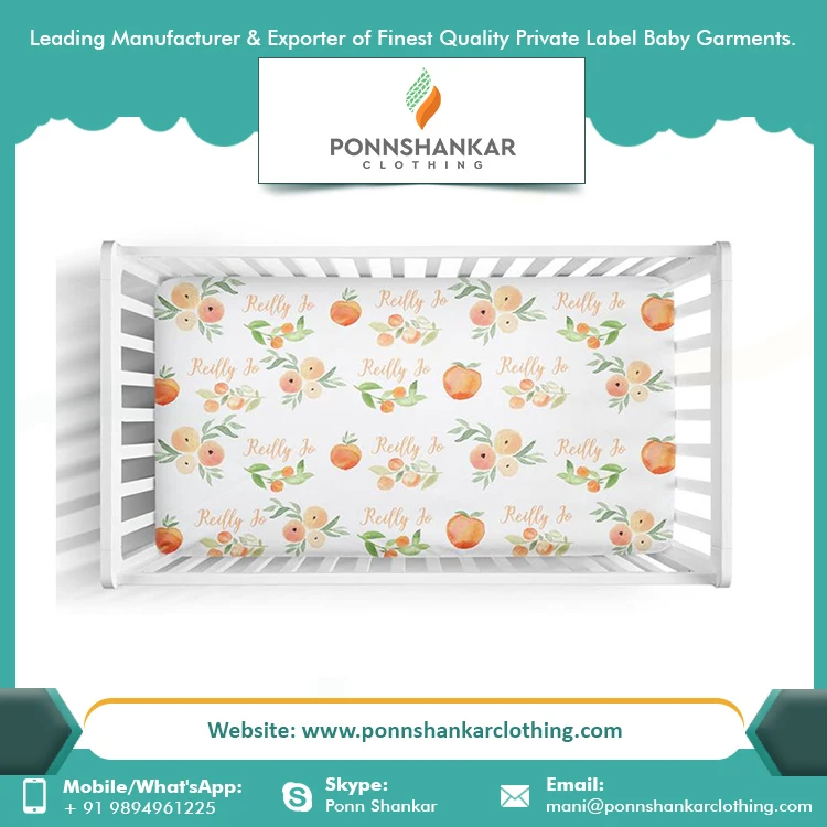 Wholesale Price Cotton Baby Fitted Sheet Baby Crib Bedding Set with High Quality Buy At Best Price