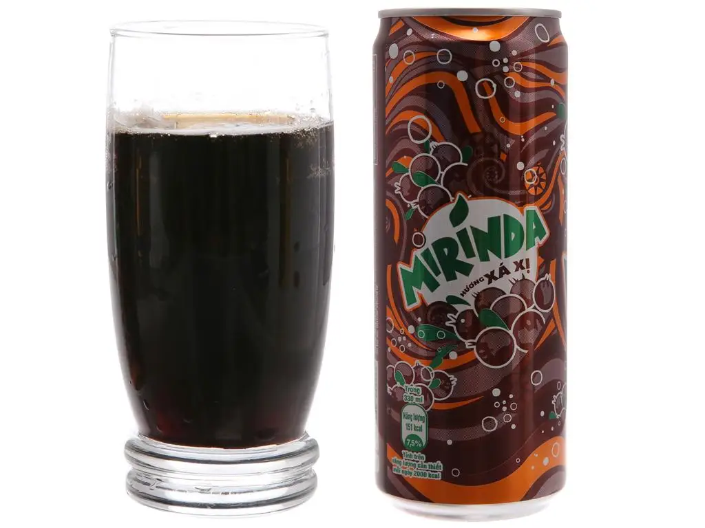 Бестселлер производитель Вьетнама заводская цена банки для безалкогольных напитков Mirinda Sarsi 330 мл x 24