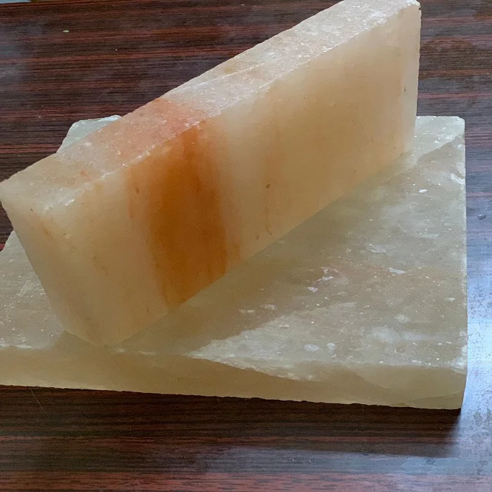 Himalayan Salt Block - Grill Brick for Searing, Grilling, Heating, Chilling,  Beautiful Pink Salt BBQ Accessory