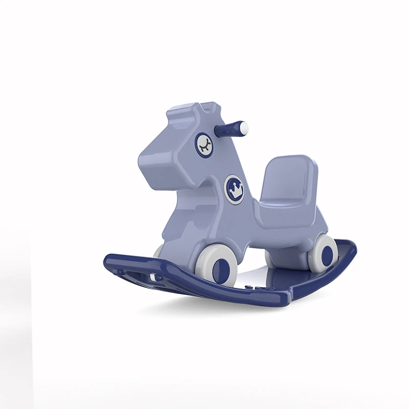 Multifunction Popular Baby Rotating Glow Musical Toddler Walker Plastic Kids Unicorn Cartoon Rocking Horse Ride On Animals Toy