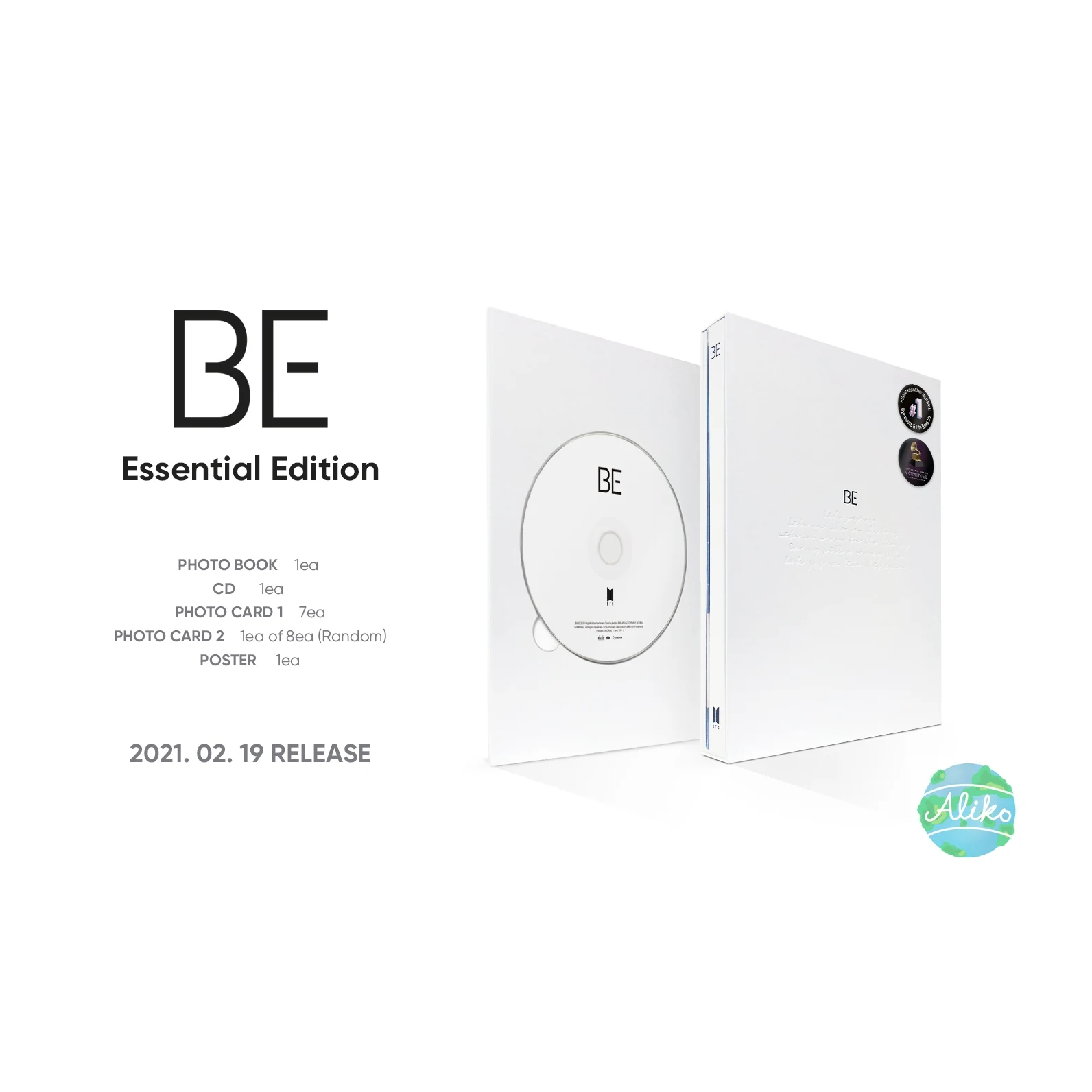 
[Official Kpop]BTS album - BE (Essential Edition) Wholesale Hot sale 