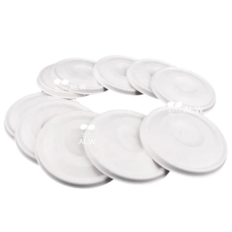 Dsechable disposable custom paper cup lid and compostable