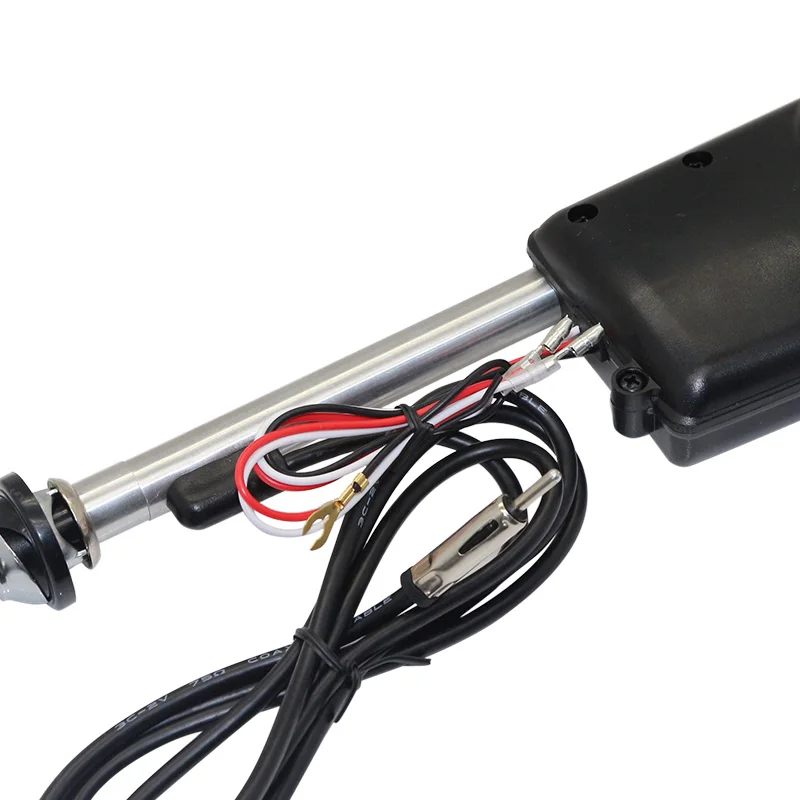 Best signal Gain 12V universal full electronic automatic car power antenna replacement kit car AM FM radio mast aerial