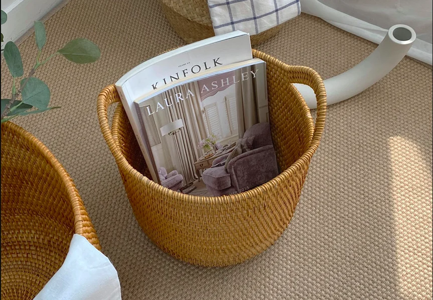 Экологически чистая Корзина из ротанга для кухни/домашний декор ротанга/мебель сделанная во Вьетнаме