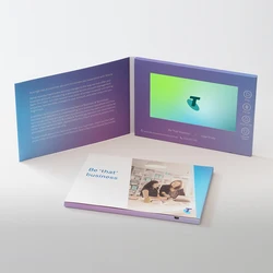 Wedding HD LCD Screen Advertising Blank Marketing Digital Greeting Card Video Brochure