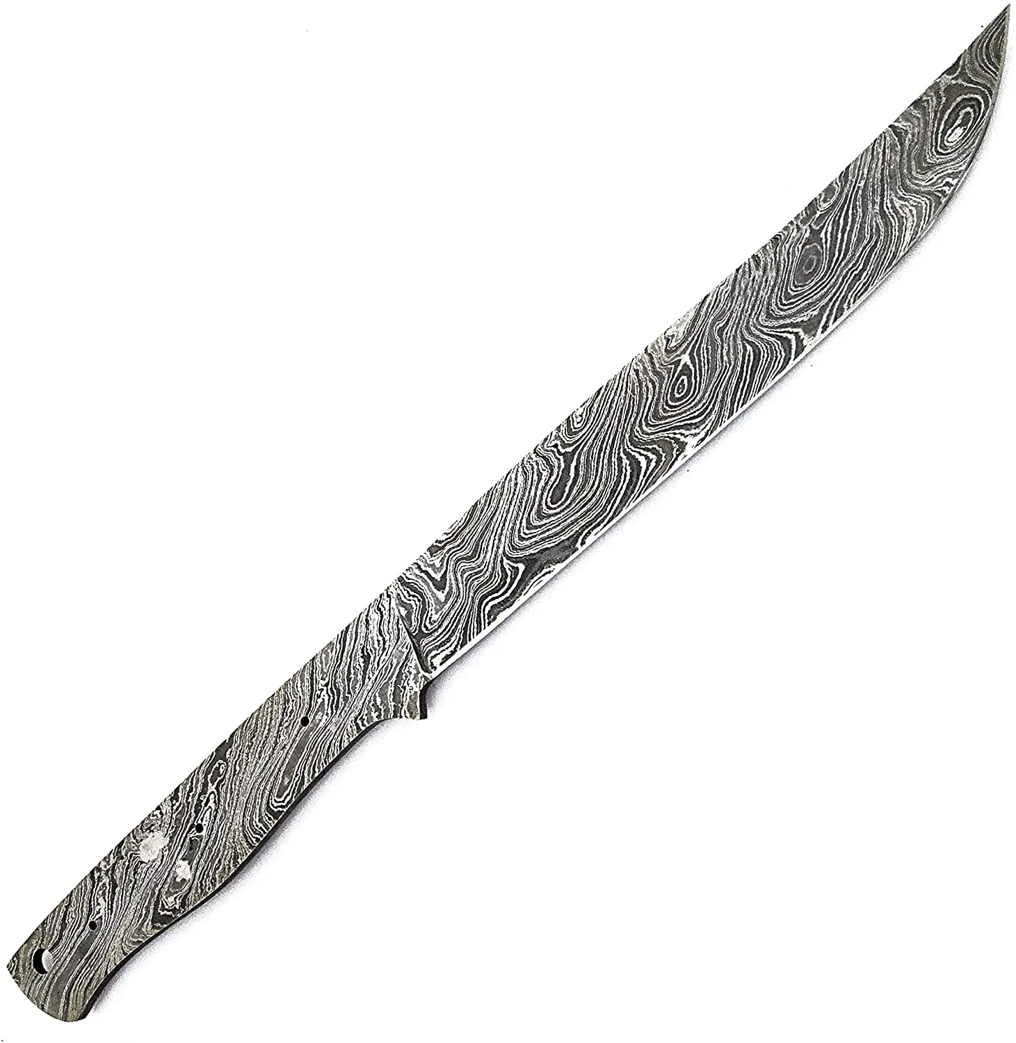 Damascus Blank Blade Fish Fillet Hand Forged 13.50 inches for Fishing Hunting Knife