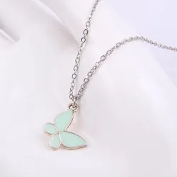 Hot Selling Necklace Classic Oil Drop Butterfly Necklaces Jewelry With Cute Style